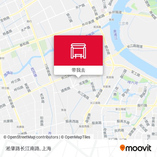 淞肇路长江南路地图