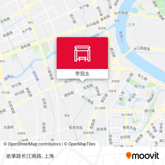 淞肇路长江南路地图