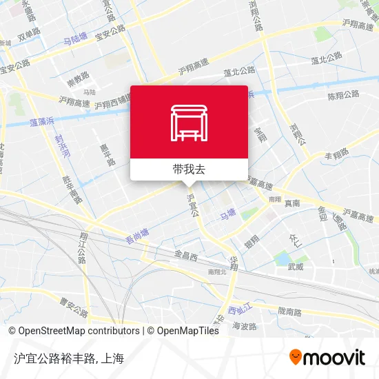 沪宜公路裕丰路地图