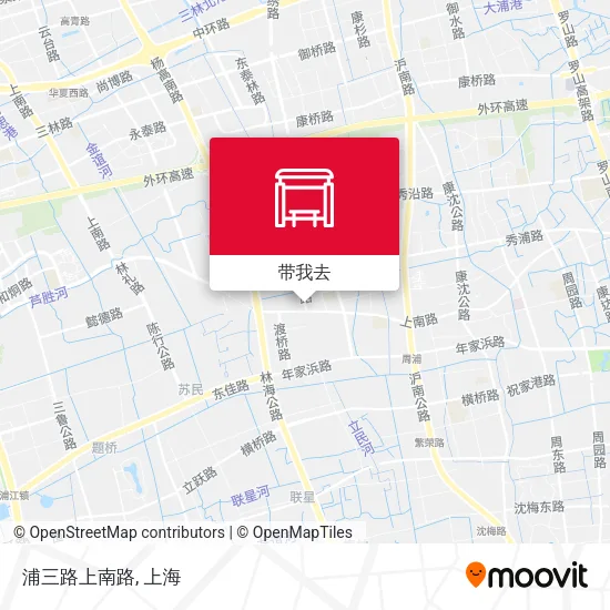 浦三路上南路地图