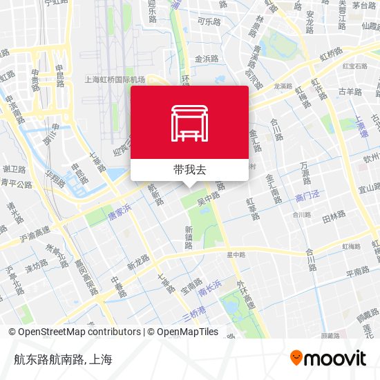 航东路航南路地图