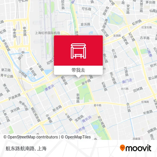 航东路航南路地图