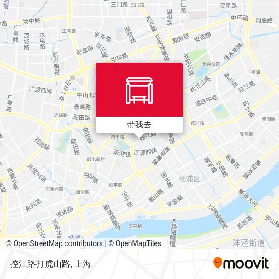 控江路打虎山路地图