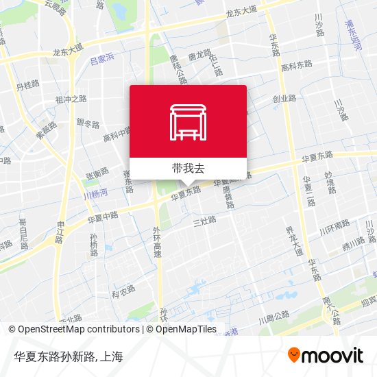 华夏东路孙新路地图