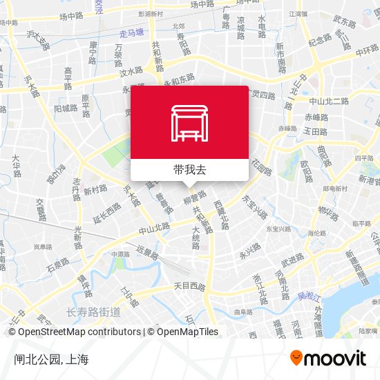 闸北公园地图