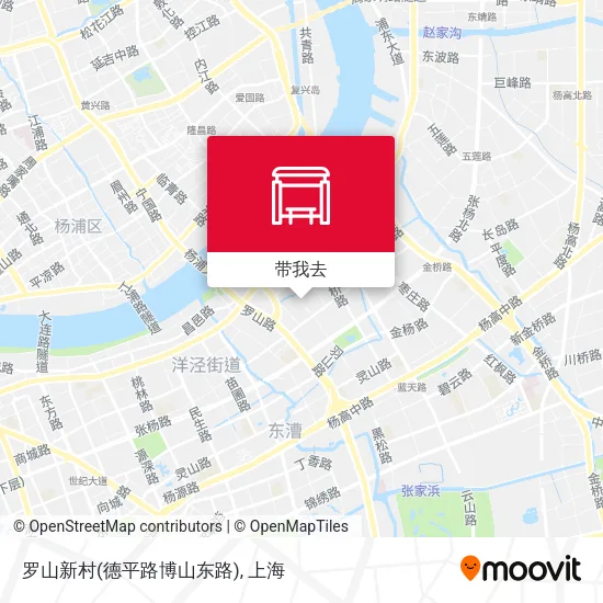 罗山新村(德平路博山东路)地图