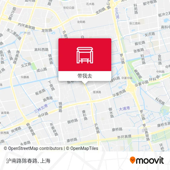 沪南路陈春路地图