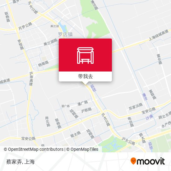 蔡家弄地图