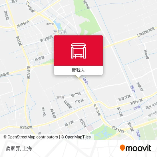 蔡家弄地图
