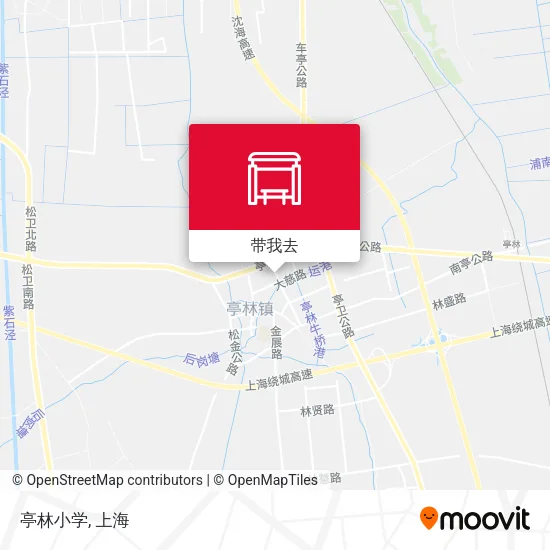 亭林小学地图