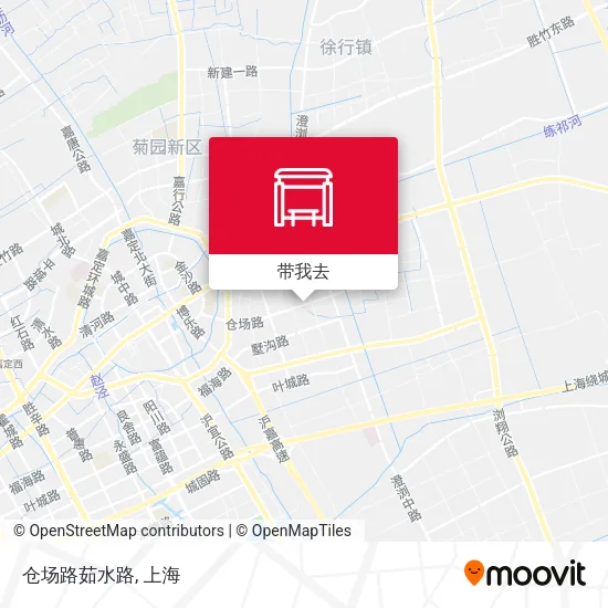 仓场路茹水路地图