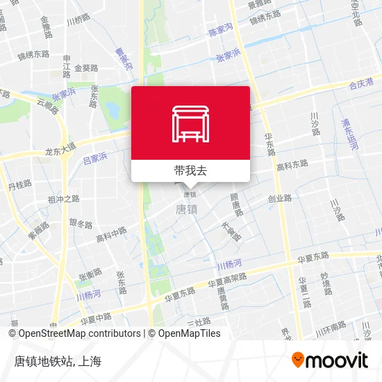 唐镇地铁站地图