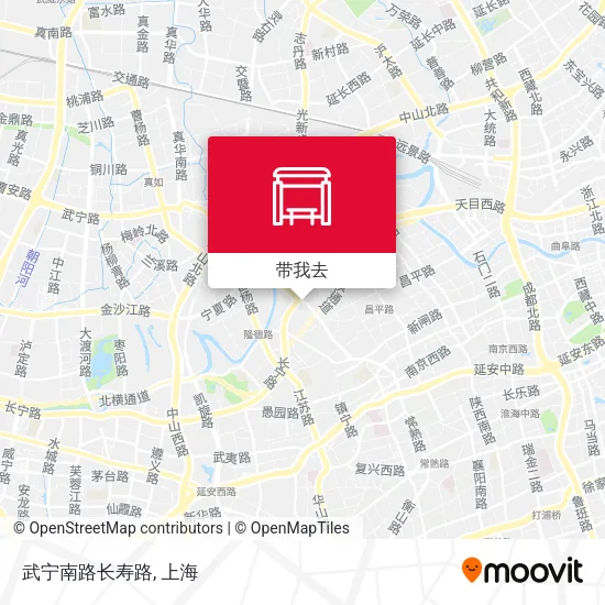 武宁南路长寿路地图