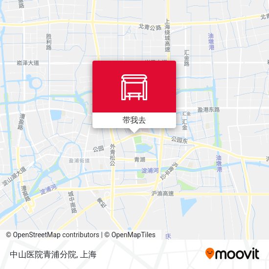 中山医院青浦分院地图