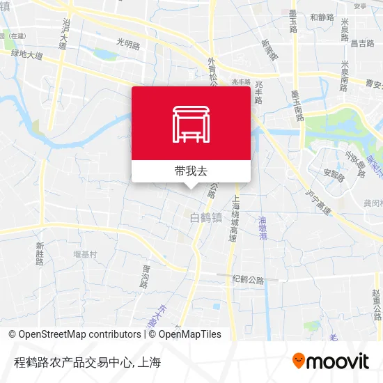 程鹤路农产品交易中心地图