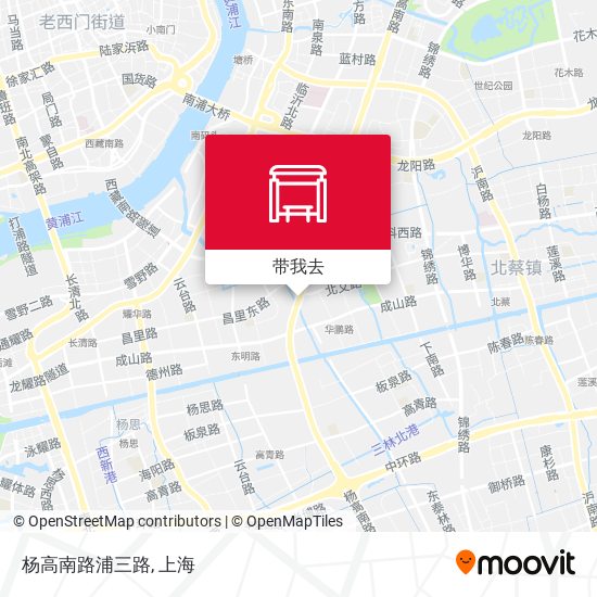 杨高南路浦三路地图