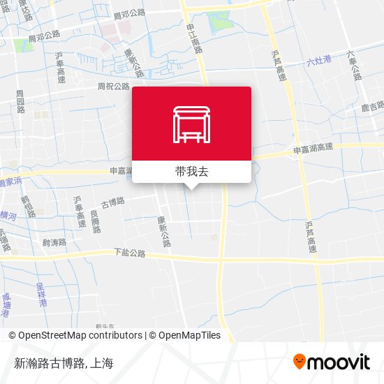 新瀚路古博路地图