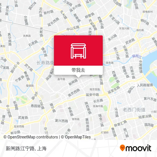 新闸路江宁路地图