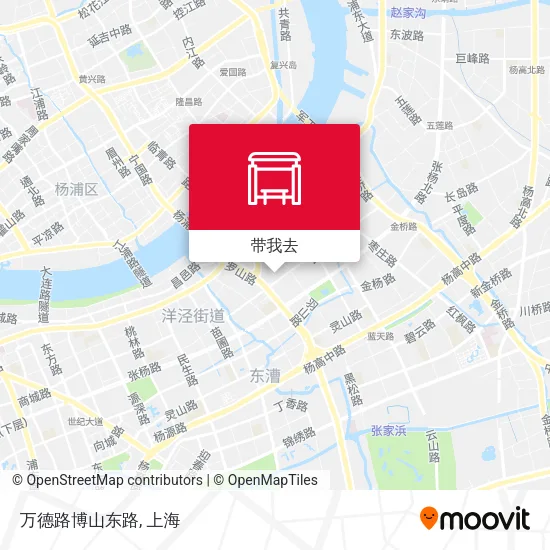 万德路博山东路地图