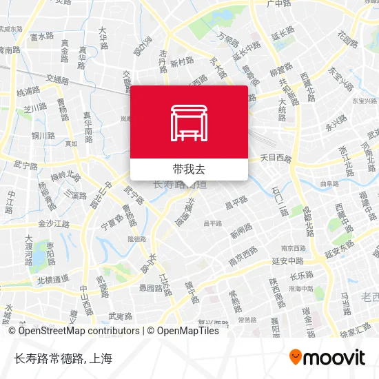 长寿路常德路地图