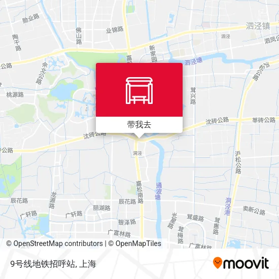 9号线地铁招呼站地图
