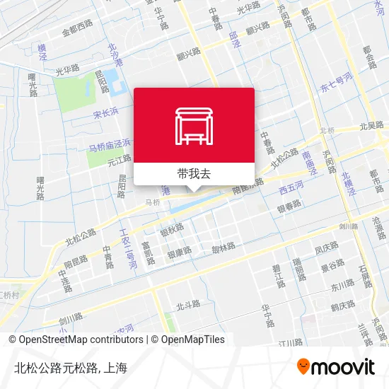 北松公路元松路地图
