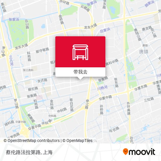 蔡伦路法拉第路地图