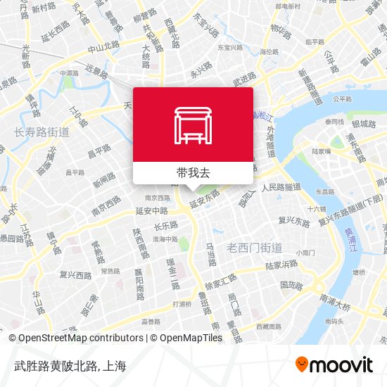 武胜路黄陂北路地图