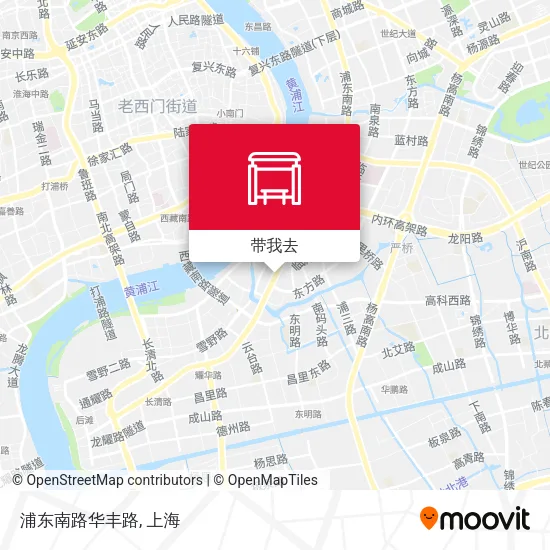 浦东南路华丰路地图