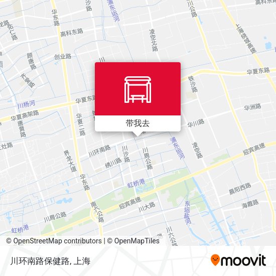 川环南路保健路地图