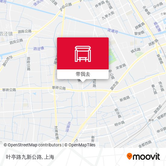 叶亭路九新公路地图