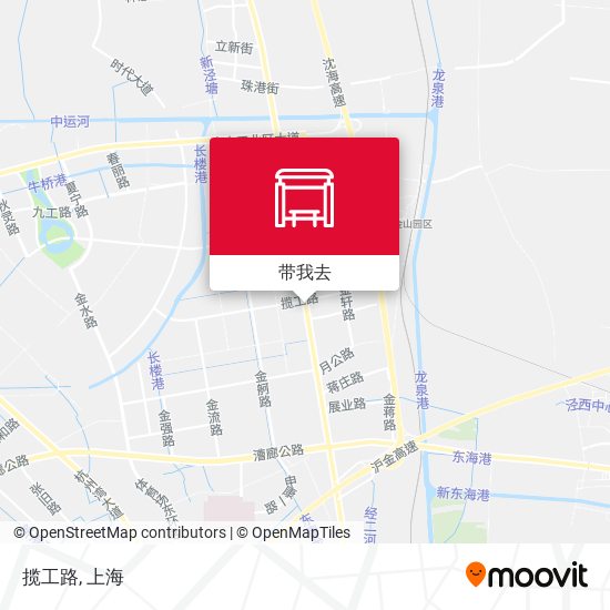 揽工路地图