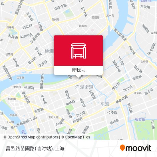 昌邑路苗圃路(临时站)地图