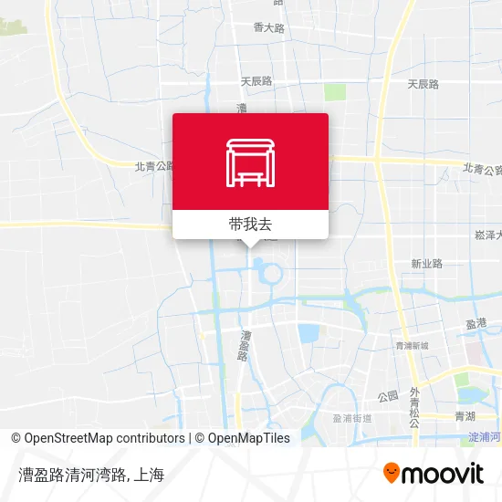 漕盈路清河湾路地图