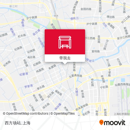 西方场站地图