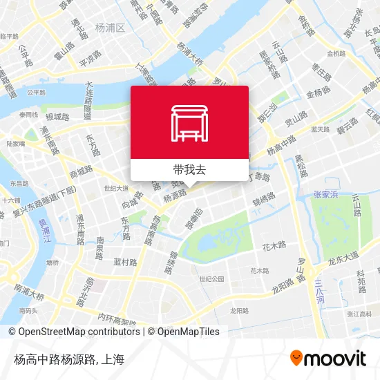 杨高中路杨源路地图