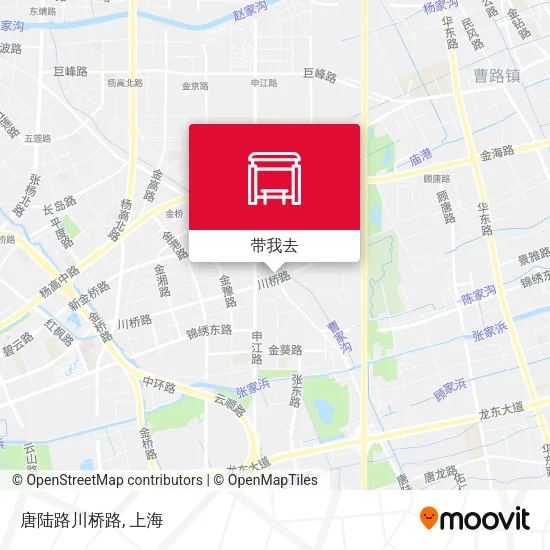 唐陆路川桥路地图