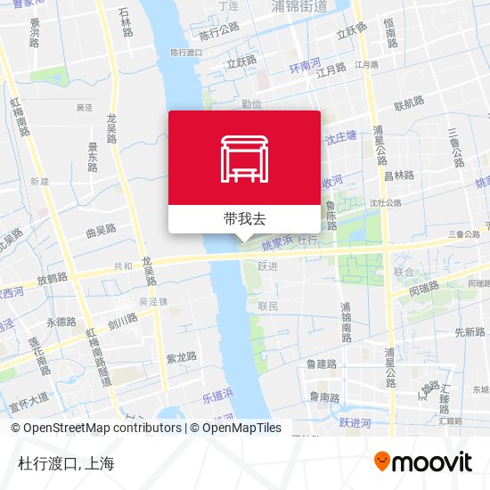杜行渡口地图