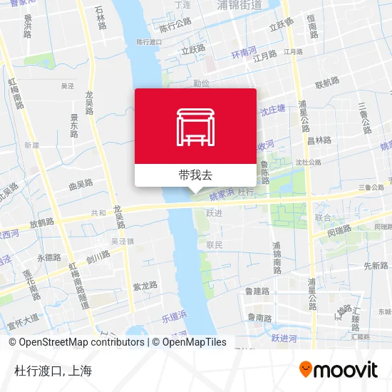 杜行渡口地图