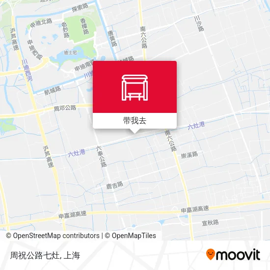 周祝公路七灶地图