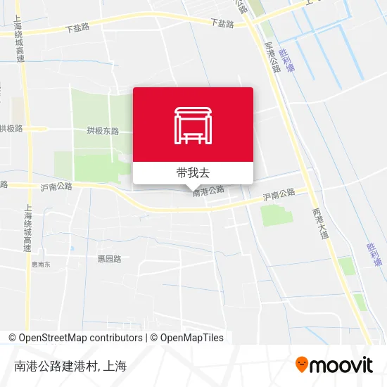 南港公路建港村地图