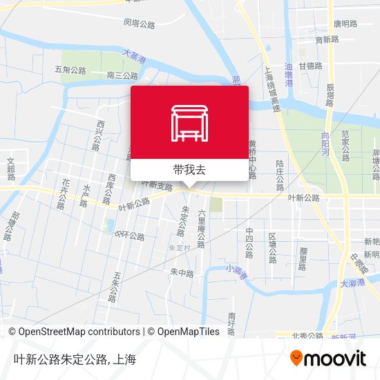 叶新公路朱定公路地图