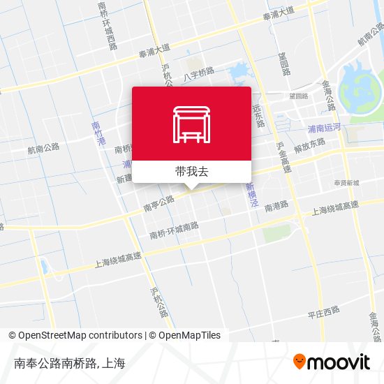 南奉公路南桥路地图