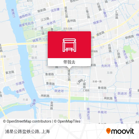 浦星公路盐铁公路地图