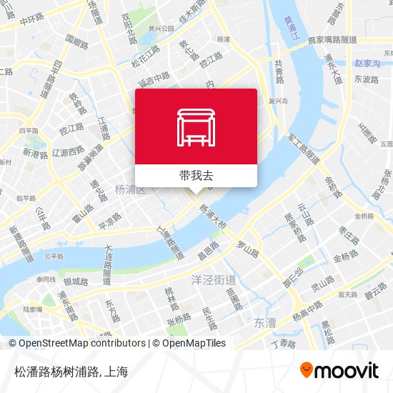 松潘路杨树浦路地图