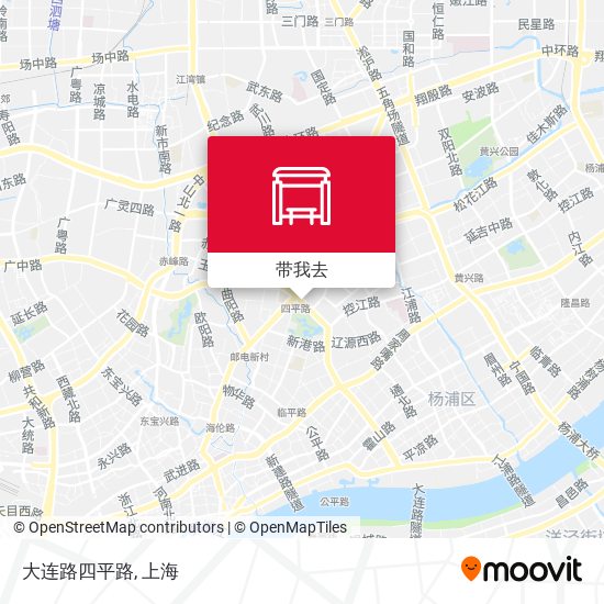 大连路四平路地图