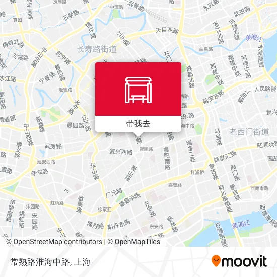 常熟路淮海中路地图