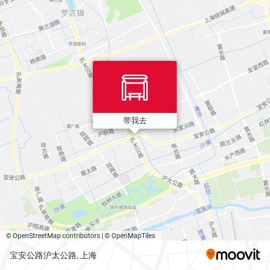 宝安公路沪太公路地图