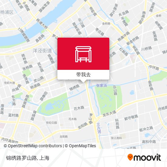 锦绣路罗山路地图