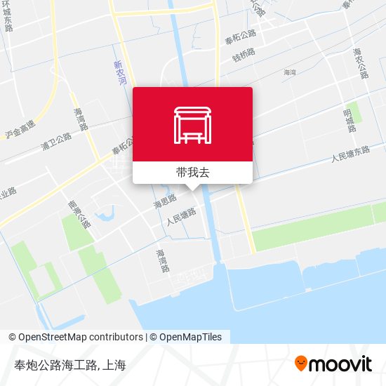奉炮公路海工路地图